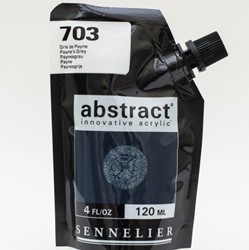 Sennelier abstract acryl paynesgrijs - 120 ml.