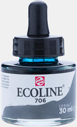 Ecoline - donkergrijs - flacon 30ml