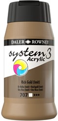 System 3 acryl diepgoud  - flacon 500 ml