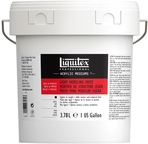 Liquitex lichte modelleer pasta - emmer 3,78 liter