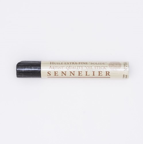 Sennelier oil stick ivoorzwart - per stuk