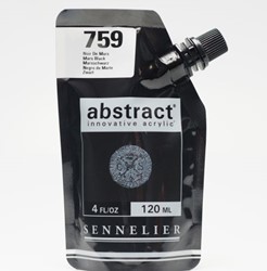 Sennelier abstract acryl marszwart - 120 ml.