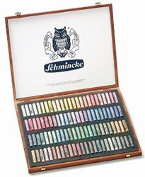 Schmincke Soft Pastel set - 100 stuks in houten kist