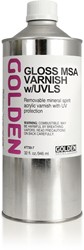 Golden M.S.A. Varnish met anti- U.V. filter glans - 946 ml.