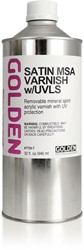 Golden M.S.A. Varnish met anti- U.V. filter zijdeglans- 946 ml.