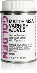 Golden M.S.A. Varnish met anti- U.V. filter mat - 118 ml.