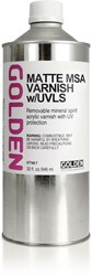Golden M.S.A. Varnish met anti- U.V. filter mat - 946 ml.