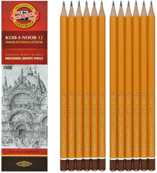 Koh-I-Noor 12 stuks grafietpotloden - klik hier voor alle hardheden - prijs per 12 stuks per soort