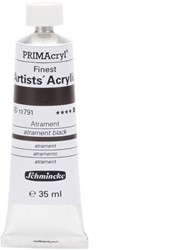 Schmincke primacryl atrament zwart - tube 35 ml.