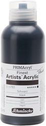 Schmincke primacryl fluid carbon zwart - flacon 250 ml.