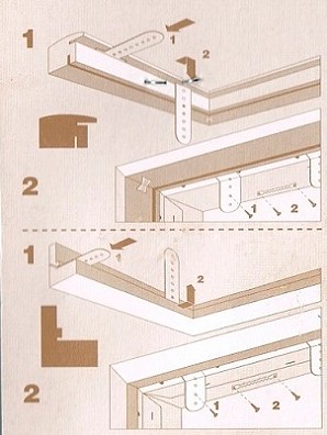 Set 6 spielatplaten 7 cm. universeel en buigzaam met schroef-3