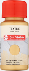Art Creation textielverf parelgoud - flacon 50 ml.