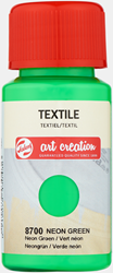 Art Creation textielverf neon groen - flacon 50 ml.