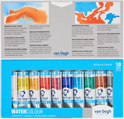 Van Gogh aquarelverf basis set 10 x 10 ml