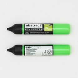Sennelier abstract 3D liner fluor green