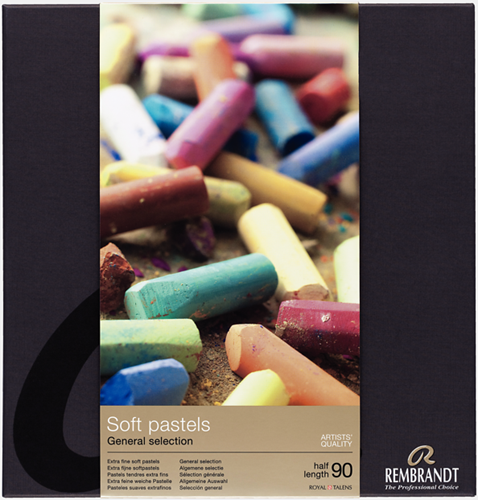 Rembrandt set met 90 HALVE pastels-2