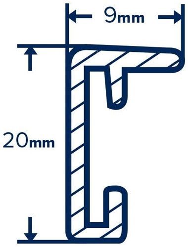 MB Aluminium wissellijst mat goud - 30 x 40 cm.  - per stuk-3