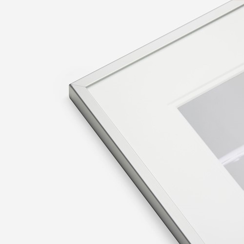 MB Aluminium wissellijst mat zilver - 70 x 90 cm. - (alleen afhalen)