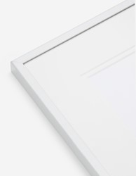 MB Aluminium wissellijst wit - 24 x 30 cm. - per stuk
