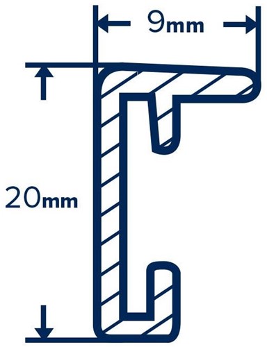 MB Aluminium wissellijst zwart - 40x60 cm.  -alleen afhalen-3