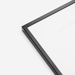 Aluminium wissellijsten met glas
