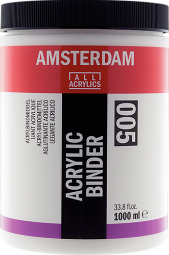 Amsterdam acryl bindmiddel - flacon 1000 ml.