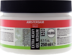 Amsterdam EXTRA heavy gelmedium glans - pot 250 ml. 