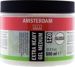 Amsterdam EXTRA heavy gelmedium glans - pot 500 ml.