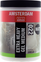 Amsterdam EXTRA heavy gelmedium mat - pot 1000 ml.