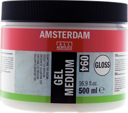 Amsterdam gelmedium glans- pot 500 ml.