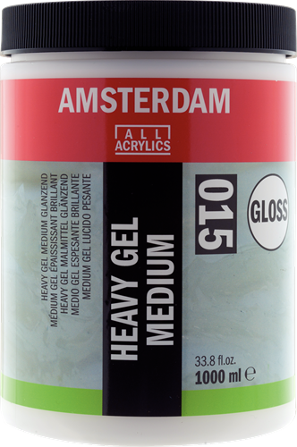 Amsterdam heavy gelmedium glans - pot 1000 ml.