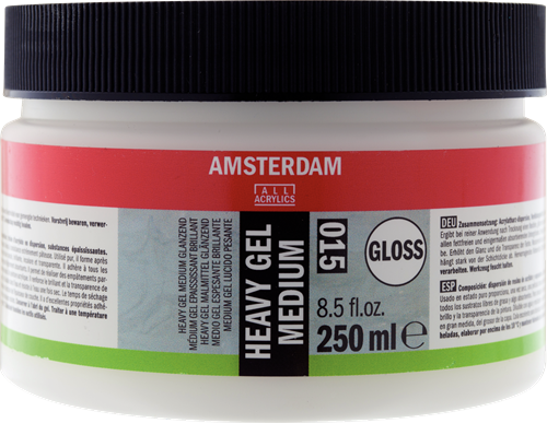Amsterdam heavy gelmedium glans - pot 250 ml.