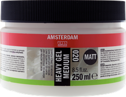 Amsterdam heavy gelmedium mat - pot 250 ml.