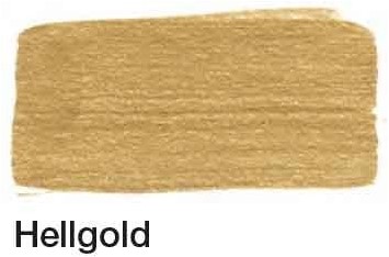 Antiek metallic verf - licht goud - flacon 30 ml. -2