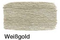 Antiek metallic verf - wit goud - flacon 30 ml. -2