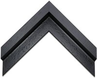 Houten baklijst 3D zwart - 20 x 50 cm - per stuk