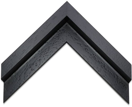 Houten baklijst 3D zwart 100x100 alleen afhalen