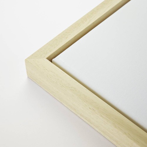 Houten baklijst blank extra breed - 20 x 20 cm-2