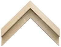 Houten baklijst blank extra breed - 30 x 80 cm