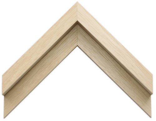 Houten baklijst blank extra breed - 30 x 90 cm