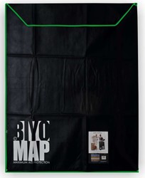 Biyomap schilderijverpakking 160x210 cm zwart (groene bies)