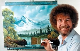 Bob Ross schildermaterialen