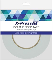 Dubbeltape 12 mm. - rol 50 meter