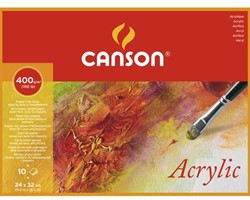 Canson acrylblok 400 grs. 32x41 - 10 vel