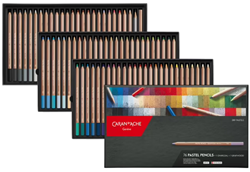 Caran d'ache pastelpotloden set 76 kleuren assorti