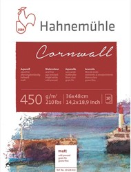 Hahnemühle Cornwall aquarelbloks 450 grs.