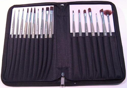 Da Vinci Forte penselen - etui met 17 penselen