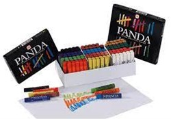 Panda oliepastels set 144 pastels 12 st. van 12 kleuren