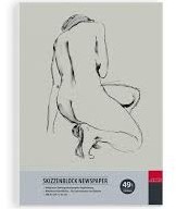 MB studie schetsblok courantdruk 49 grs. 100 vel A2 (42x59)