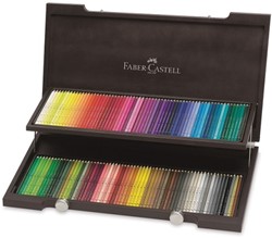 Faber Castell Albrecht Dürer aquarelpotloden 120 stuks in luxe houten kist